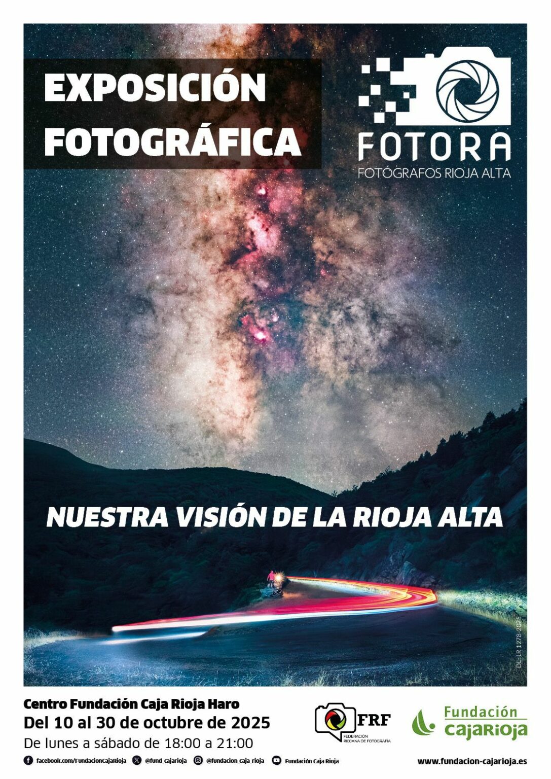 Cartel exposición Nuestra visión de la Rioja Alta Eduardo Ramírez